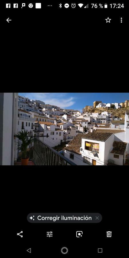 Apartamento con vistas al rio Apartamento Setenil De Las Bodegas Exterior foto